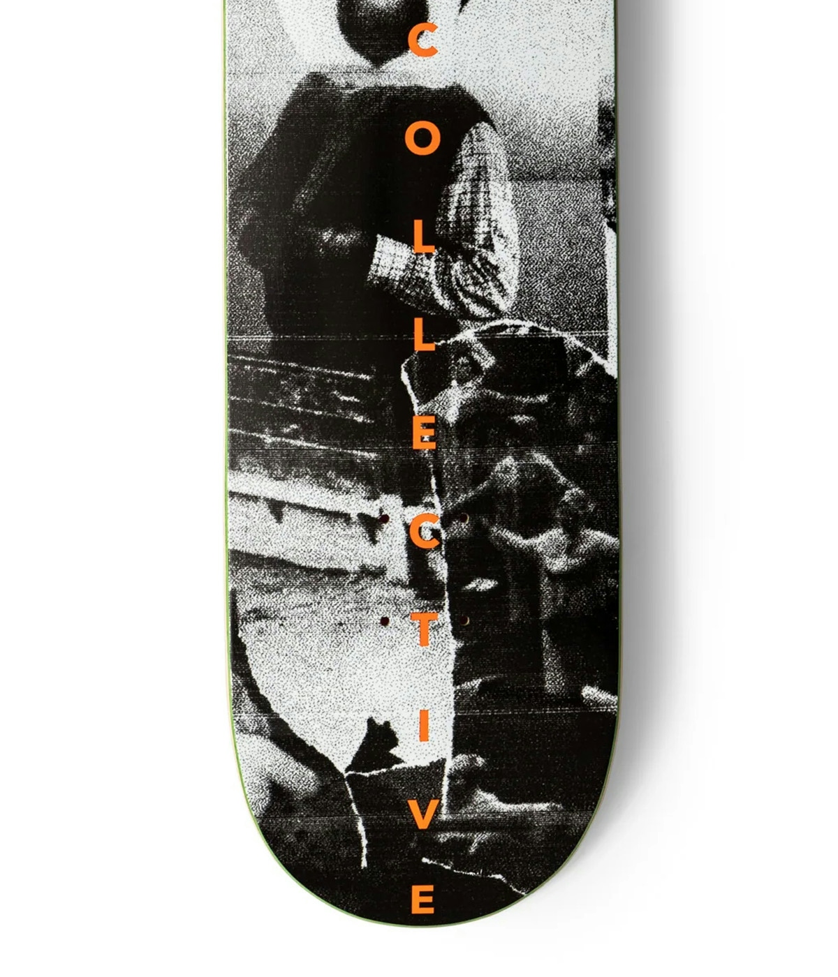 Poetic Collective Scan orange Skateboard 8" Multi Color 2