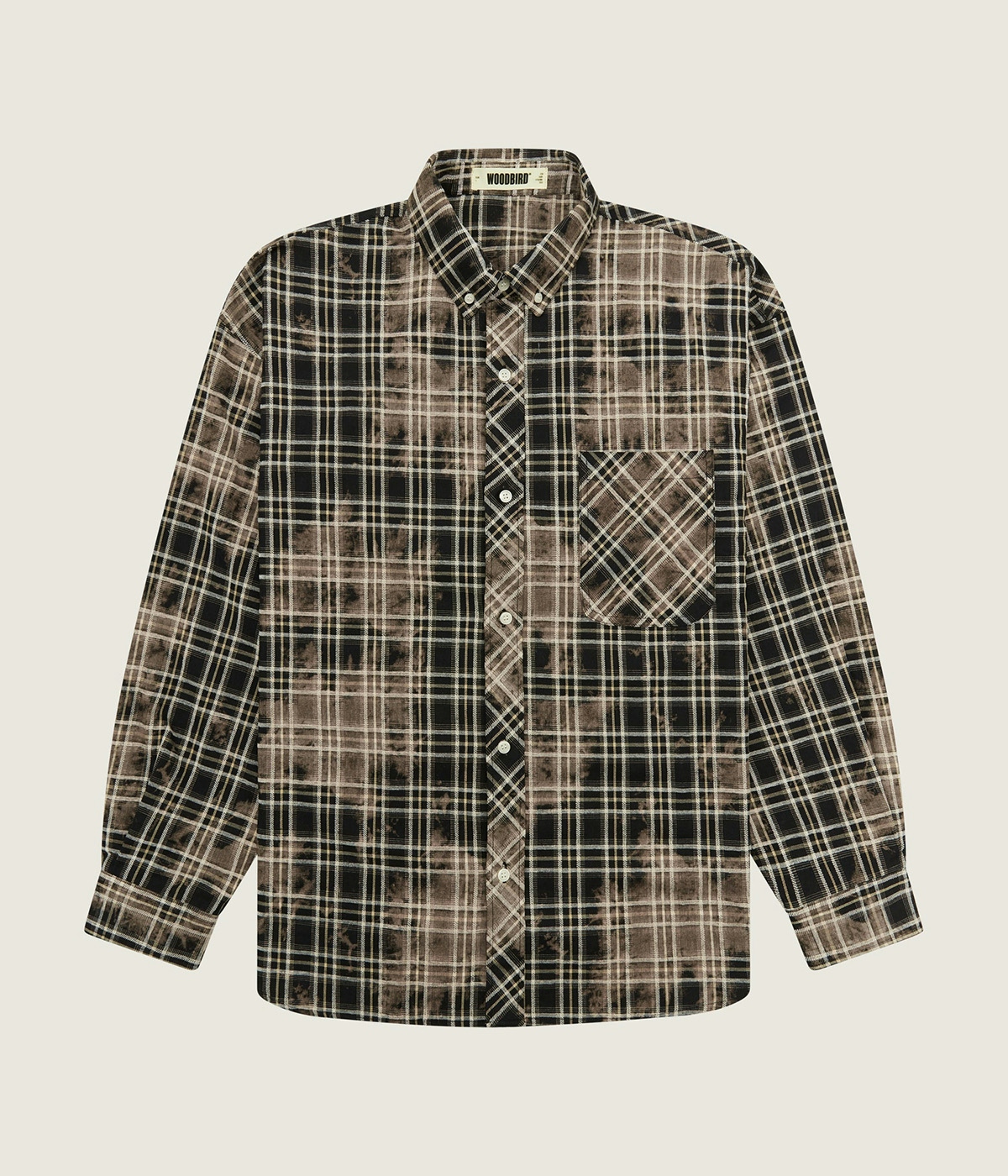 Woodbird Shirt Jong Check Brown 4