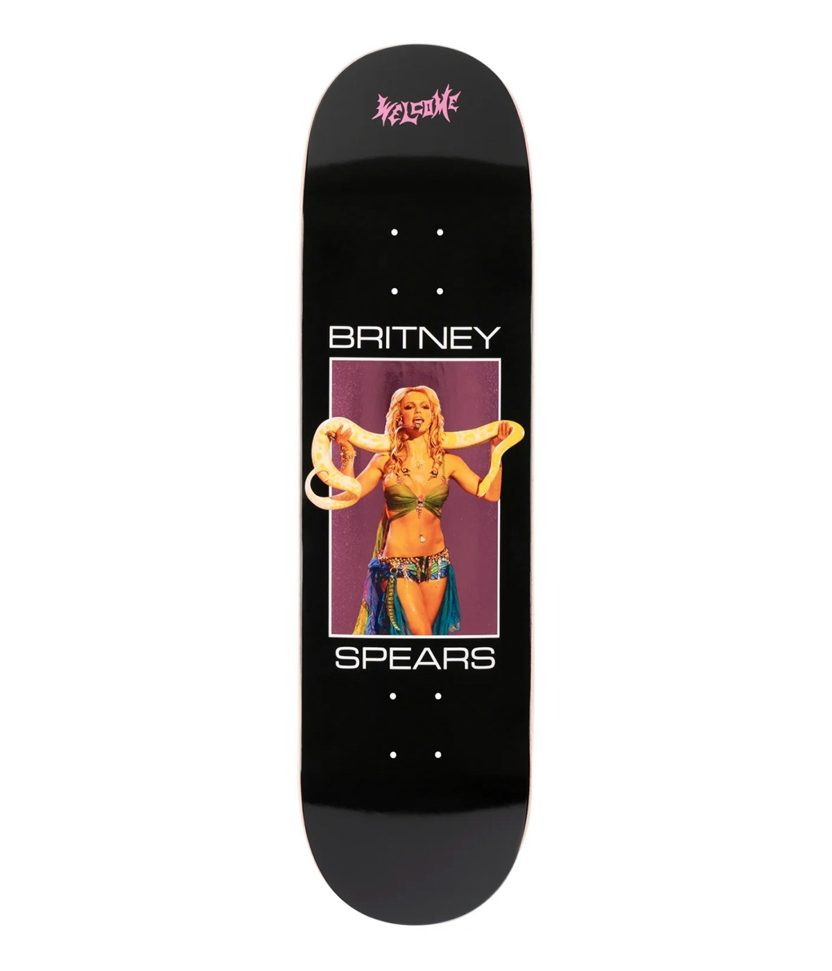 Skateboard Britney Spears X Welcome - Snake 8.5"