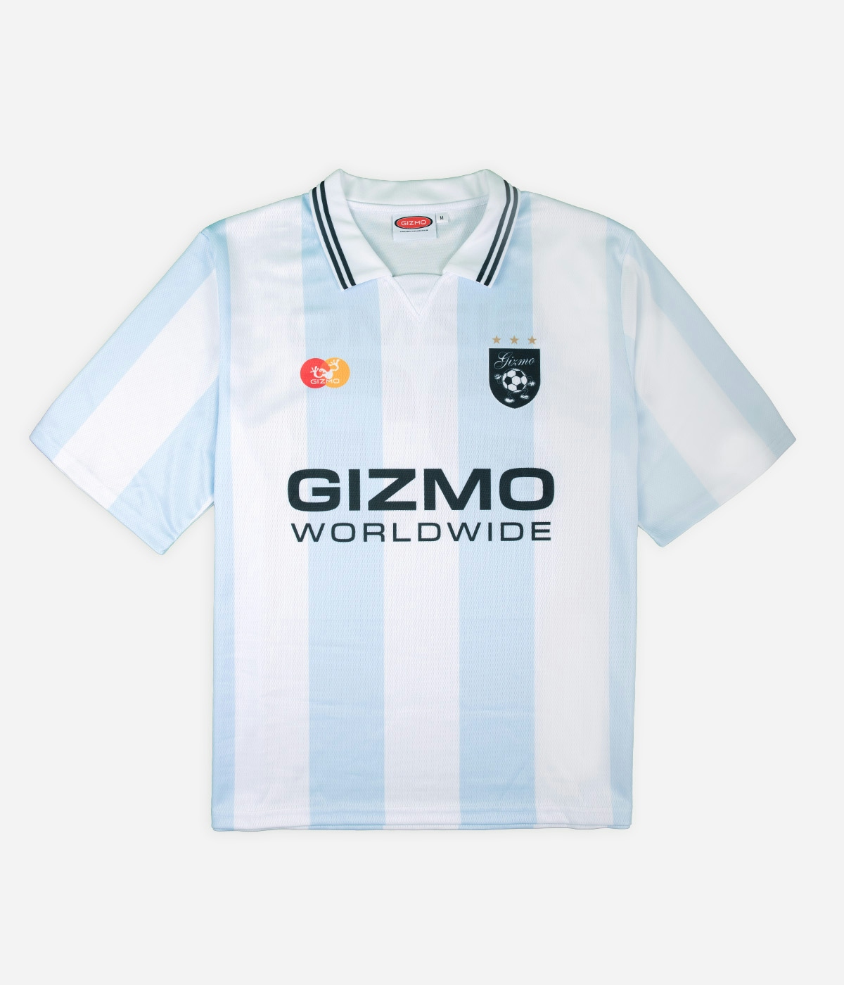 Gizmo Gizmo Soccer Jersey Striped Light Blue