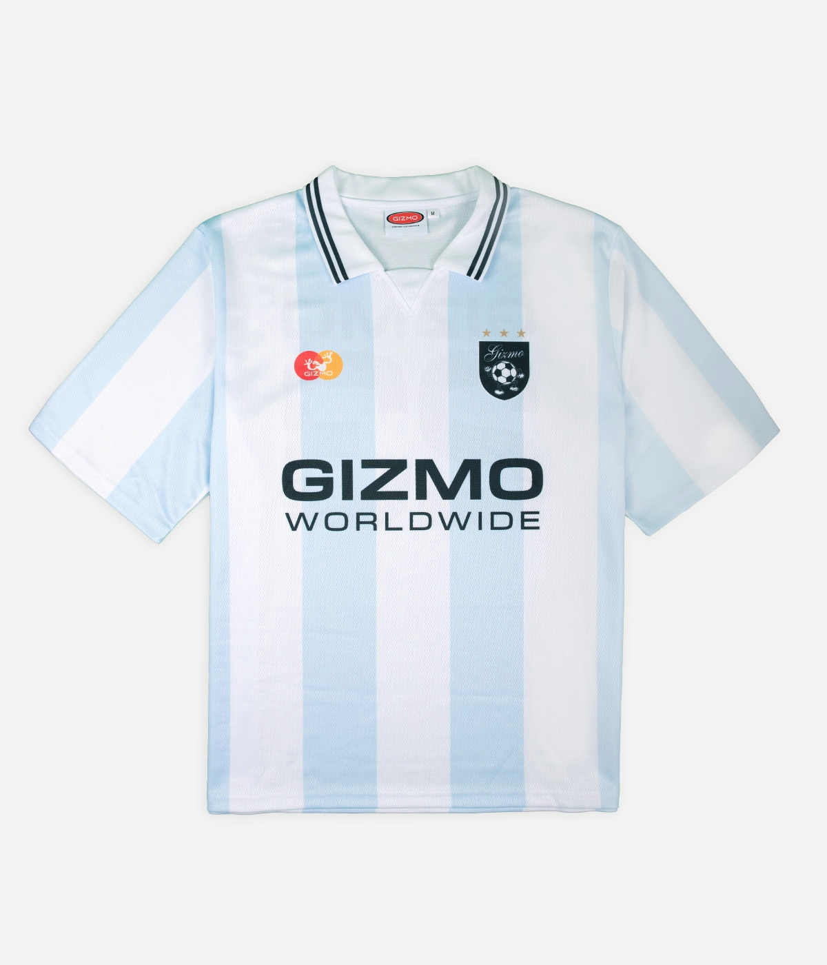 Gizmo Gizmo Soccer Jersey Striped Light Blue 1