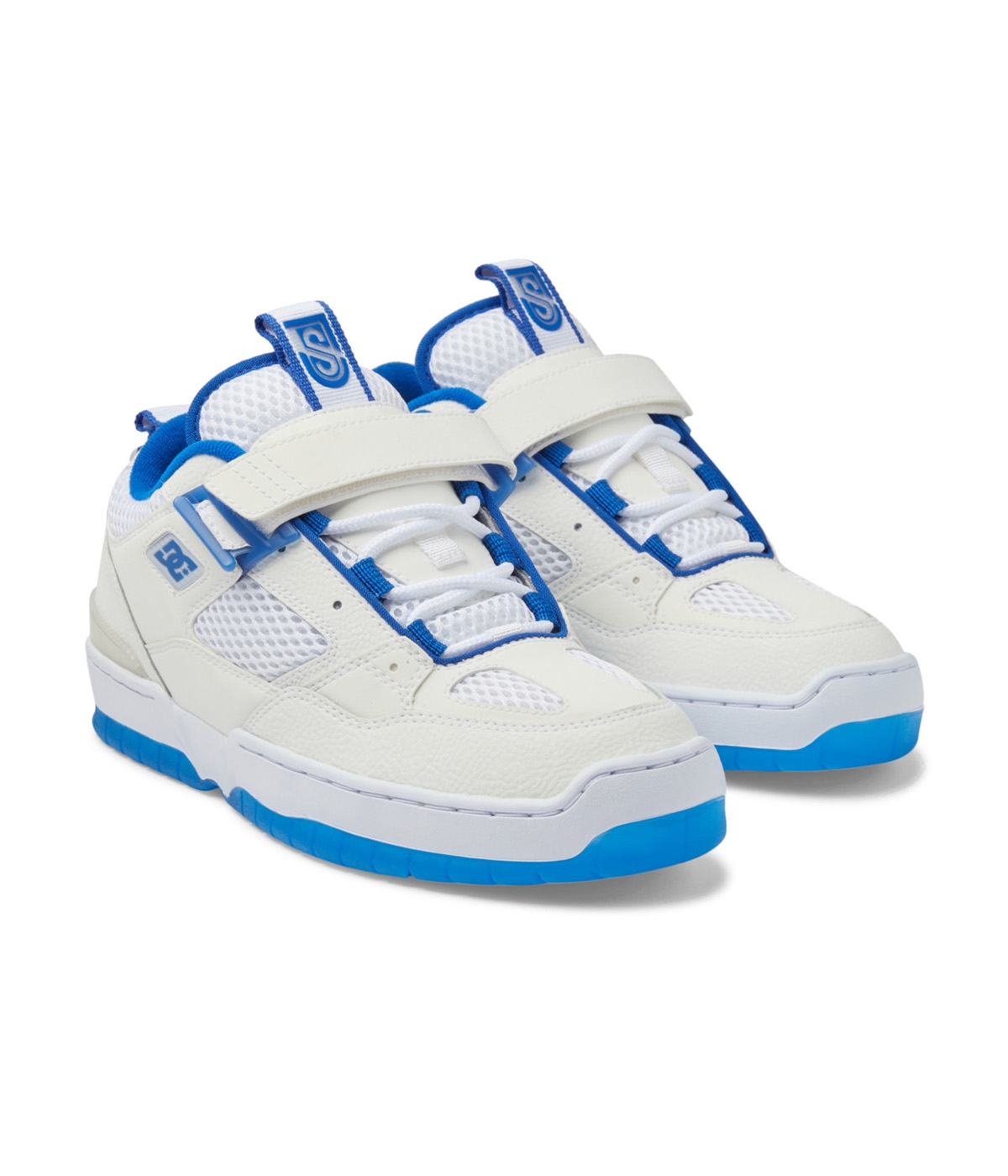 DC Shoes Shoes JS 1 Leather White/Blue