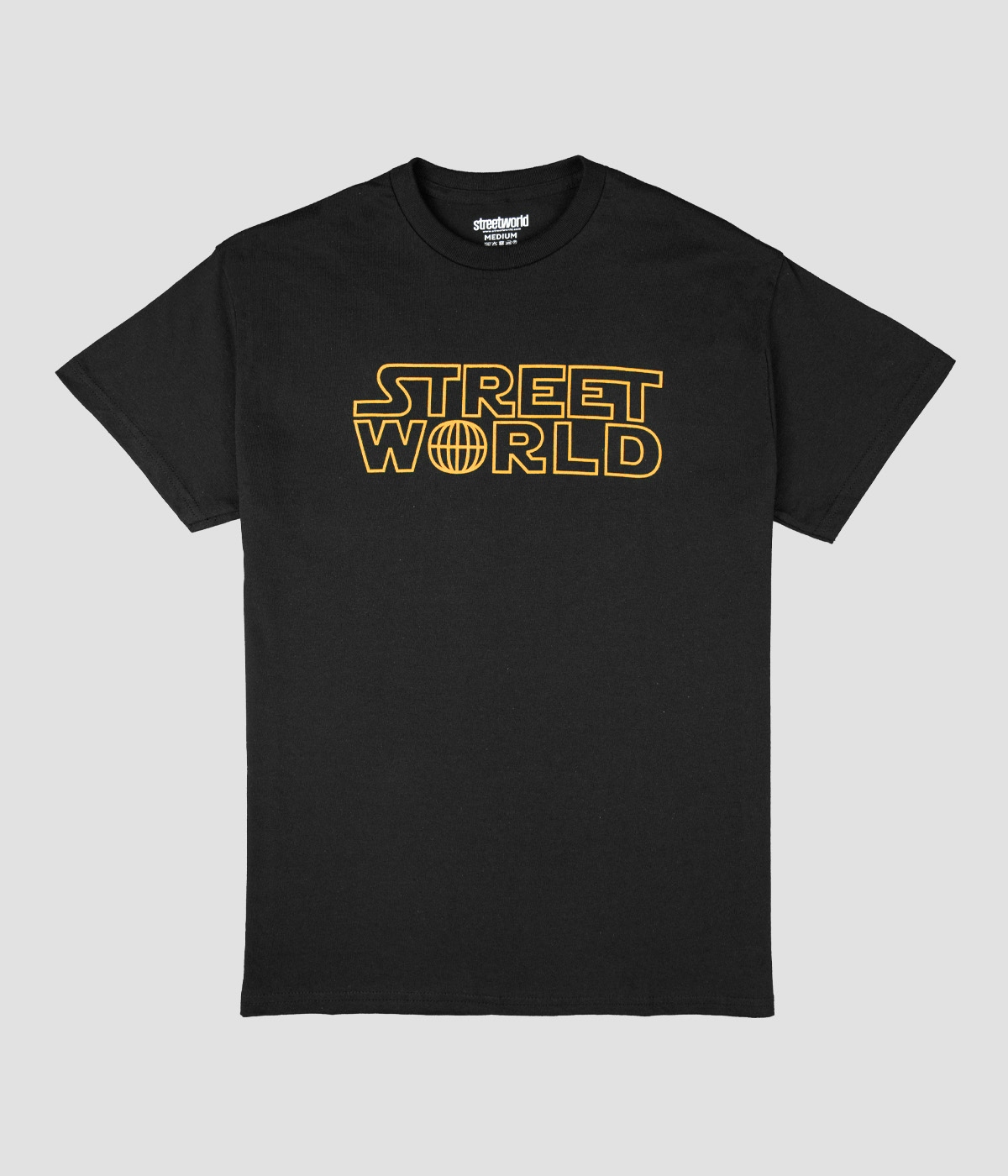 Streetworld T-shirt Streetworld Orange Force Black 1