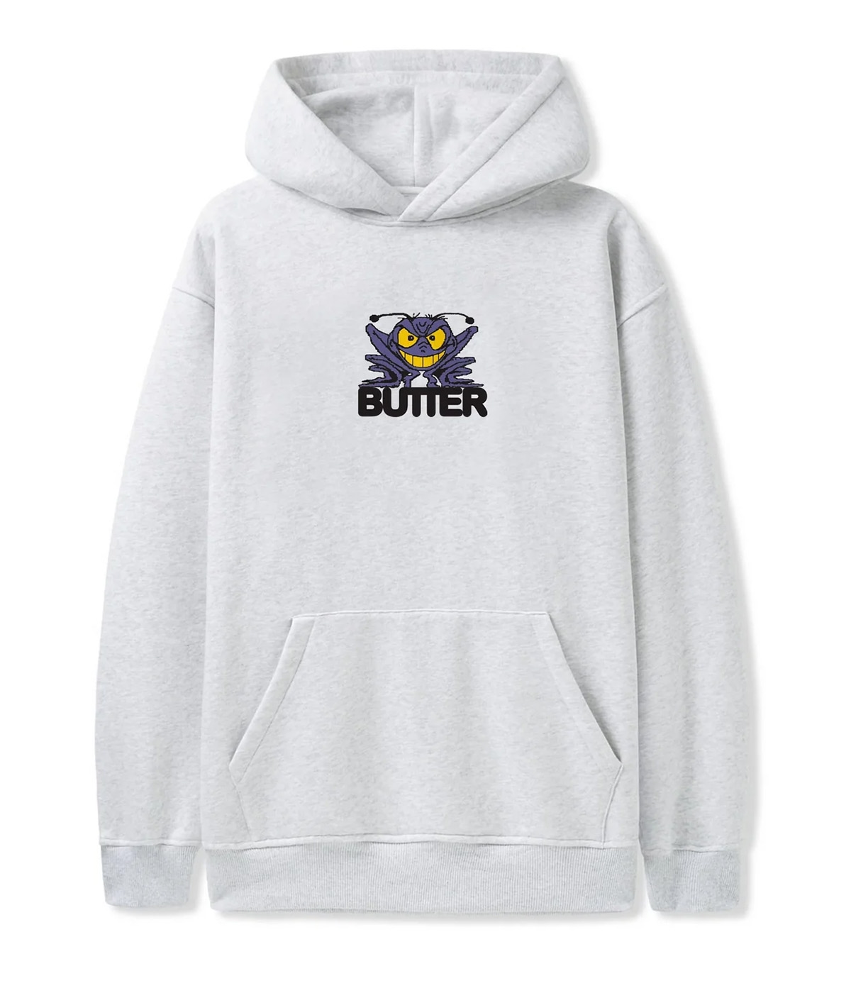 Butter Goods Hoodie Insect Ash 1