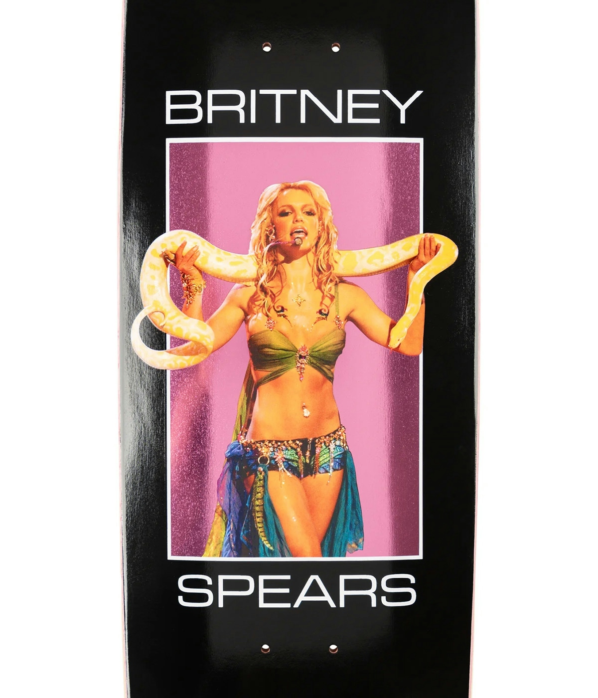 Welcome Skateboard Britney Spears X Welcome - Snake 8.8" Black 4