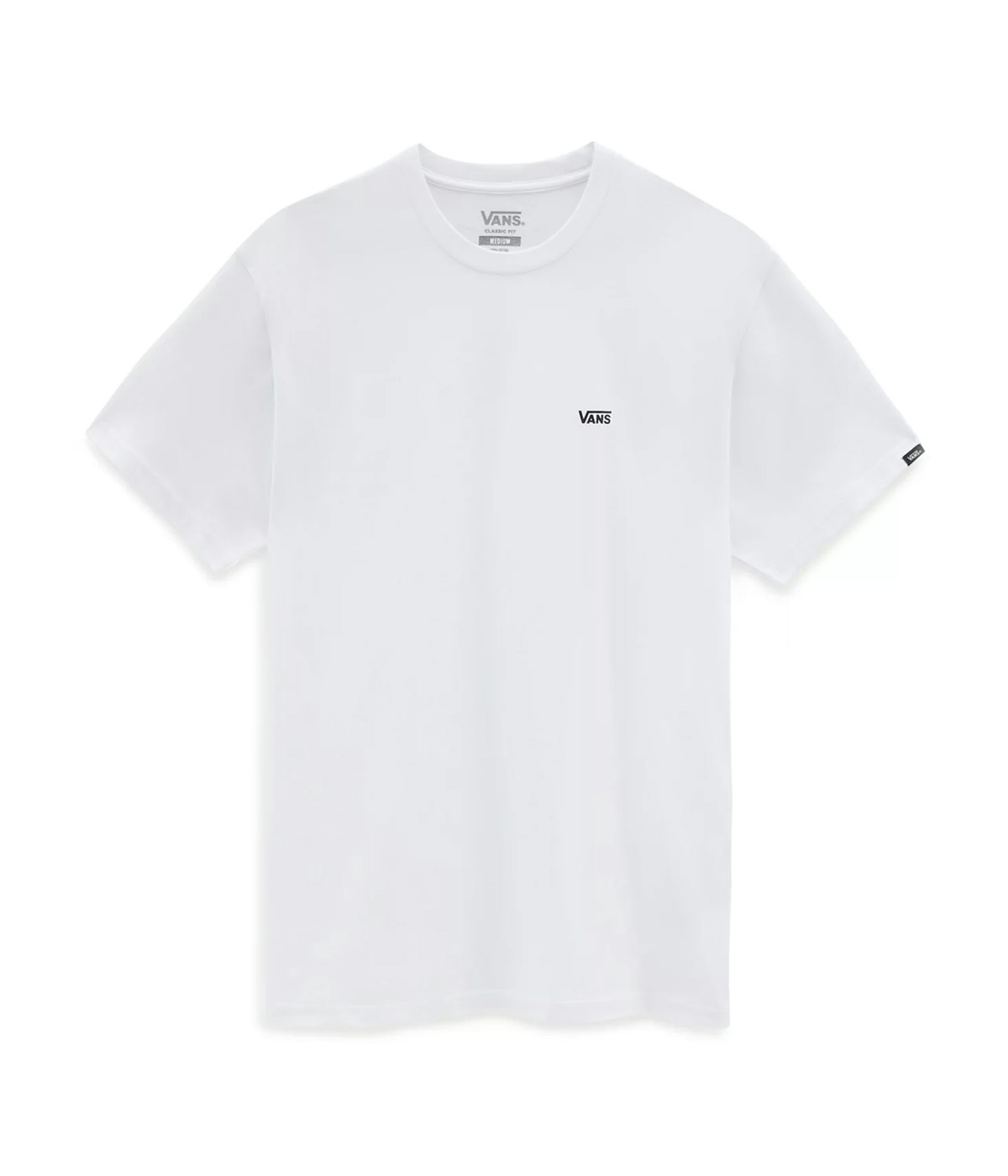 Vans T-shirt Left Chest Logo White/Black 4