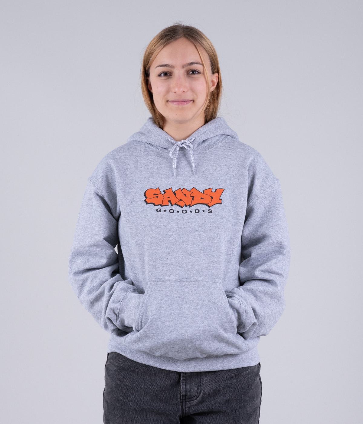 Sandy Goods Hoodie Sandy Graf Grey Melange