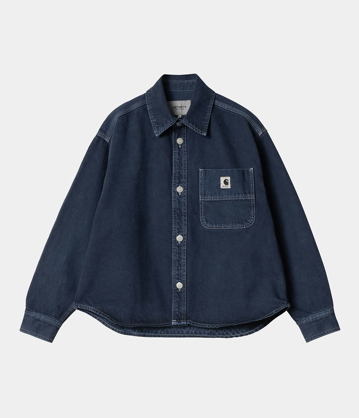 Carhartt Shirt Jacket W' Georgia Air Force Blue stone dyed 5