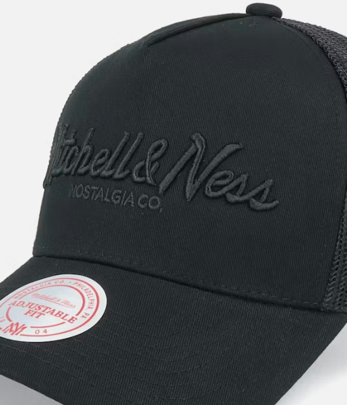 Mitchell & Ness Trucker Keps Pinscript Black/White 2