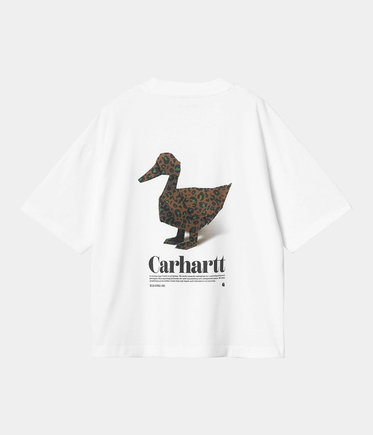 Carhartt T-shirt W' S/S Fold Leo White 3