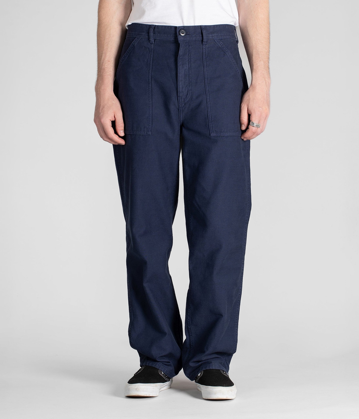 Stan Ray Pants Fat Pant Navy Sateen