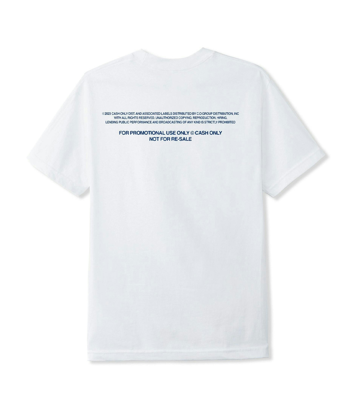 Cash Only T-shirt Records White 1