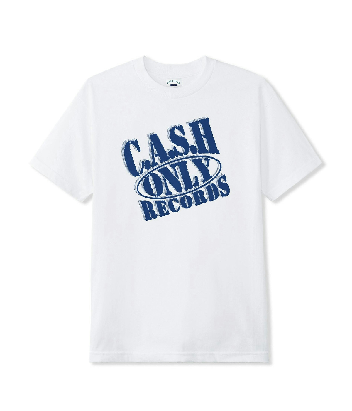 Cash Only T-shirt Records White 2