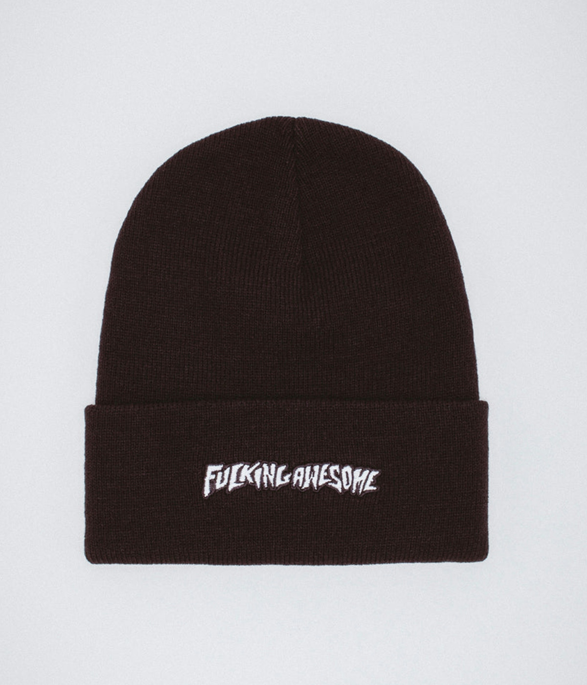 Fucking Awesome Beanie Little Stamp Embroidered Black 1