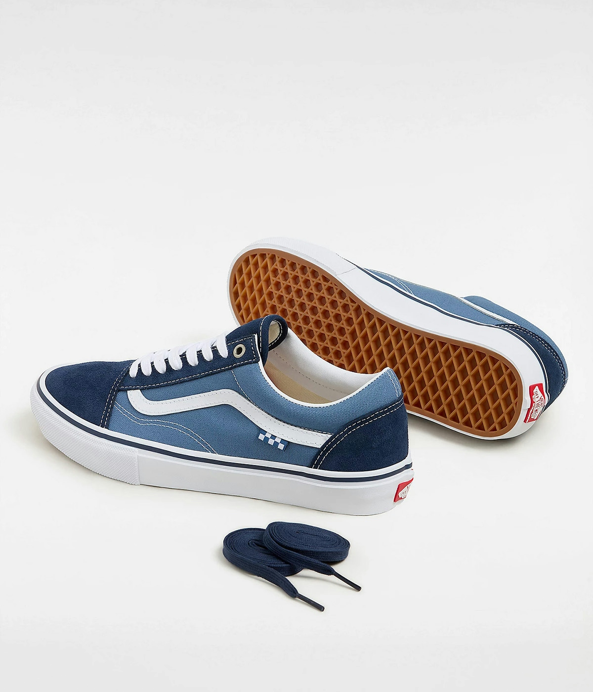 Vans Shoes Skate Old Skool Navy/White 2