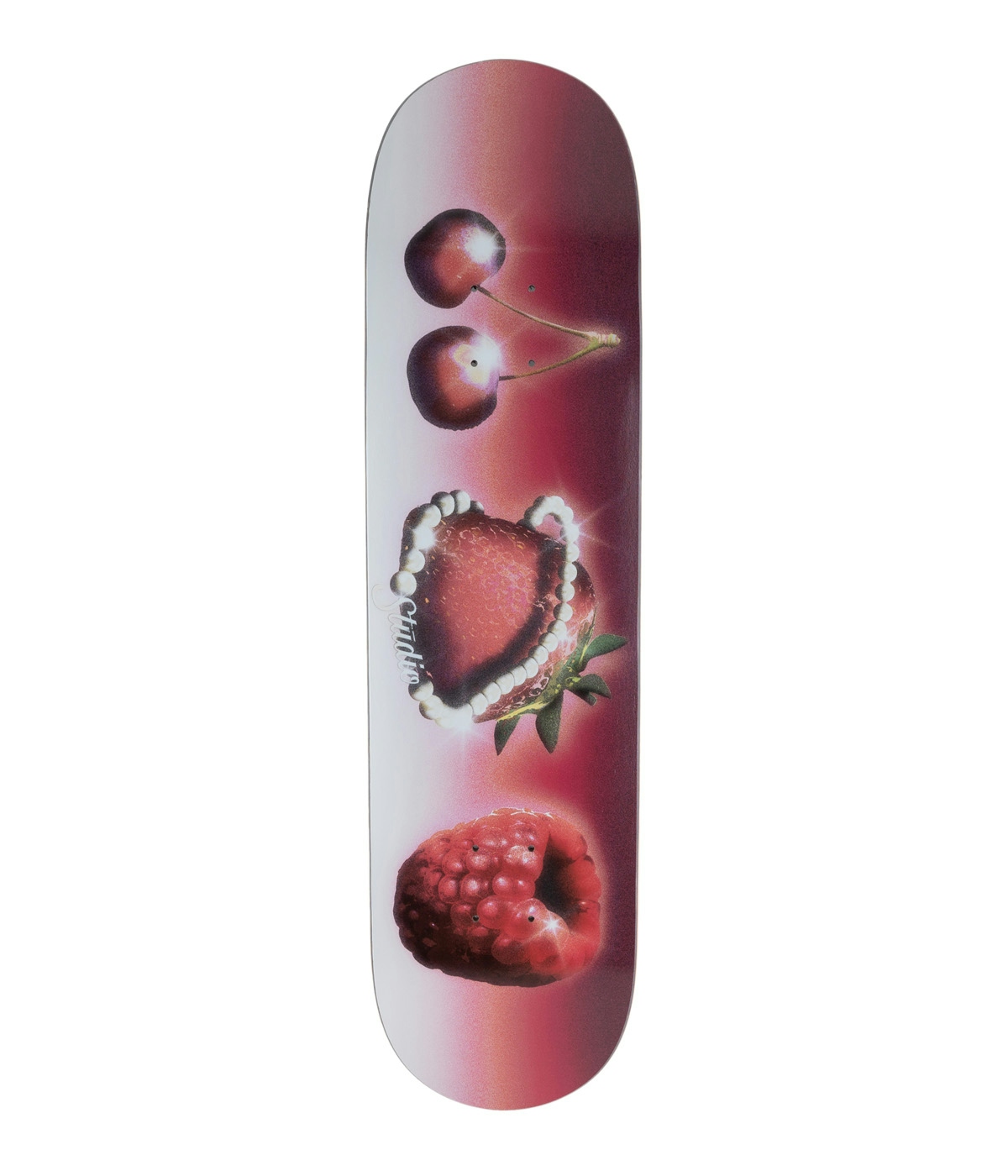 Strawberry Pearls Team Skateboard 8"