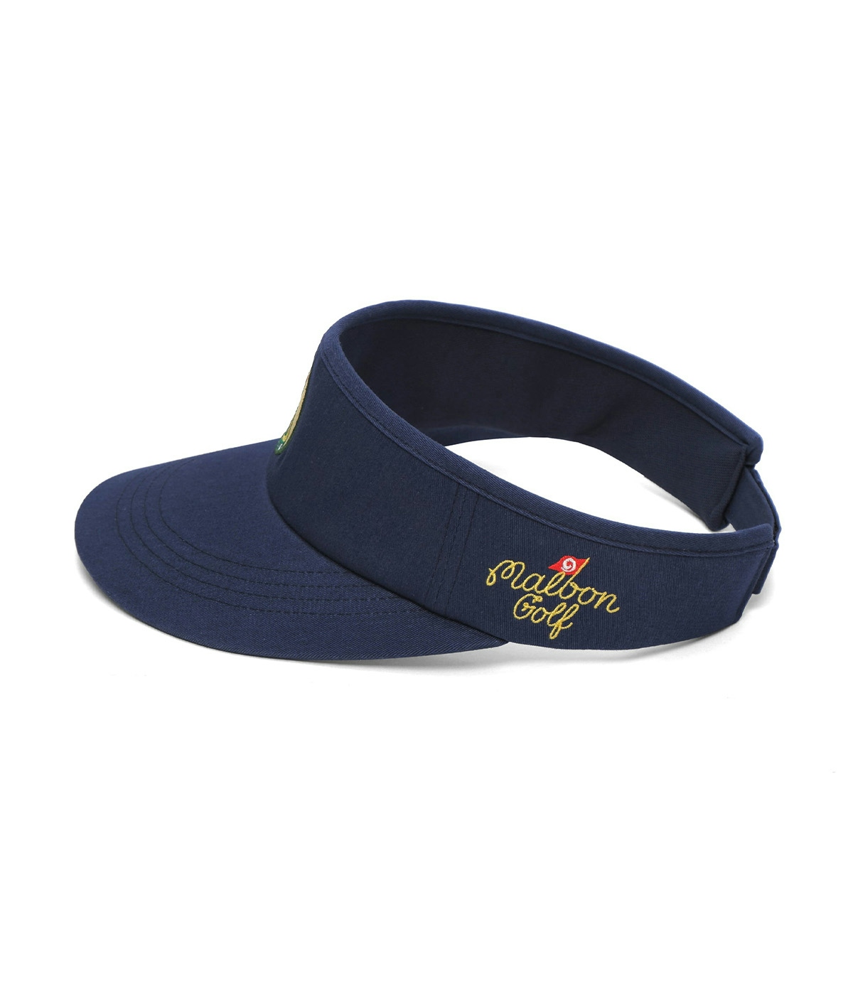 Malbon Golf Visor Pin High Navy 4