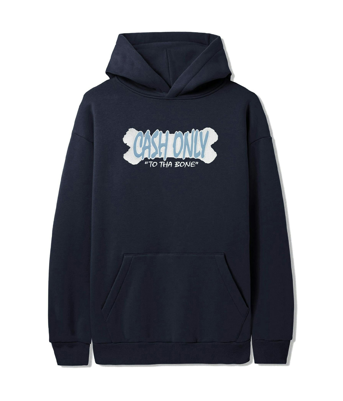 Cash Only Hoodie To Tha Bone Pullover Navy 1