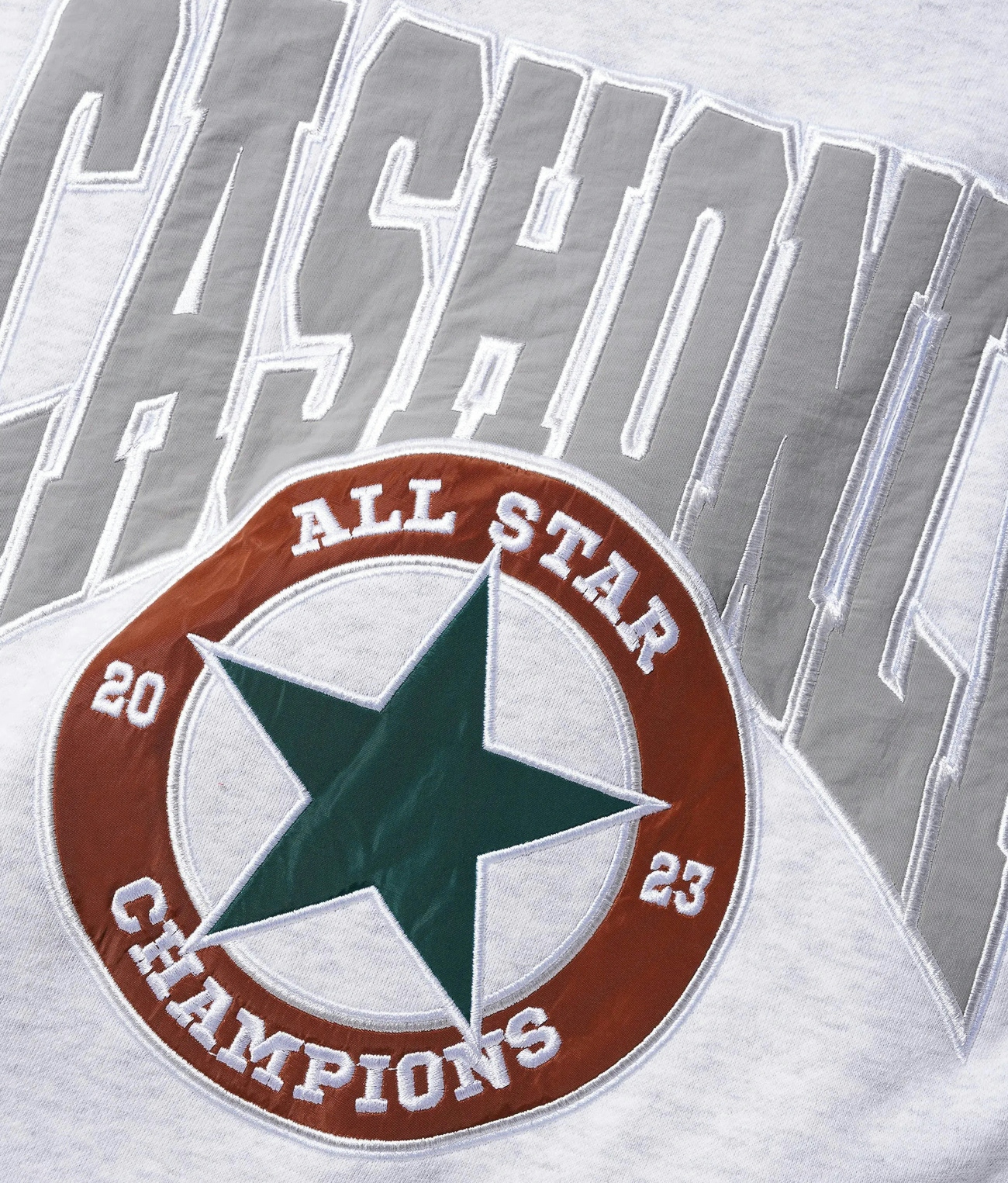 Cash Only All Star Applique Sweater Ash Grey 2