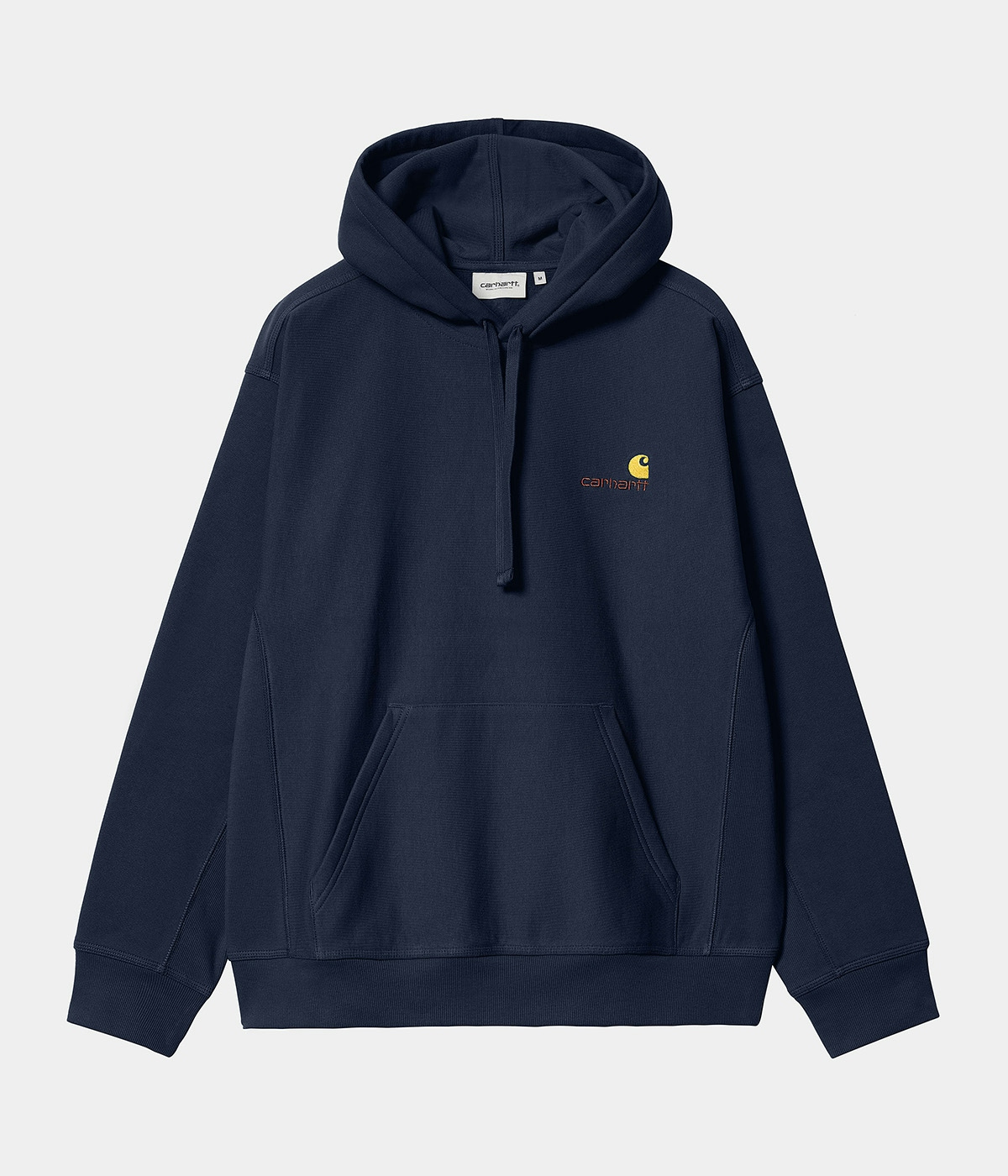 Carhartt Hooded American Script Sweat Air Force Blue 4