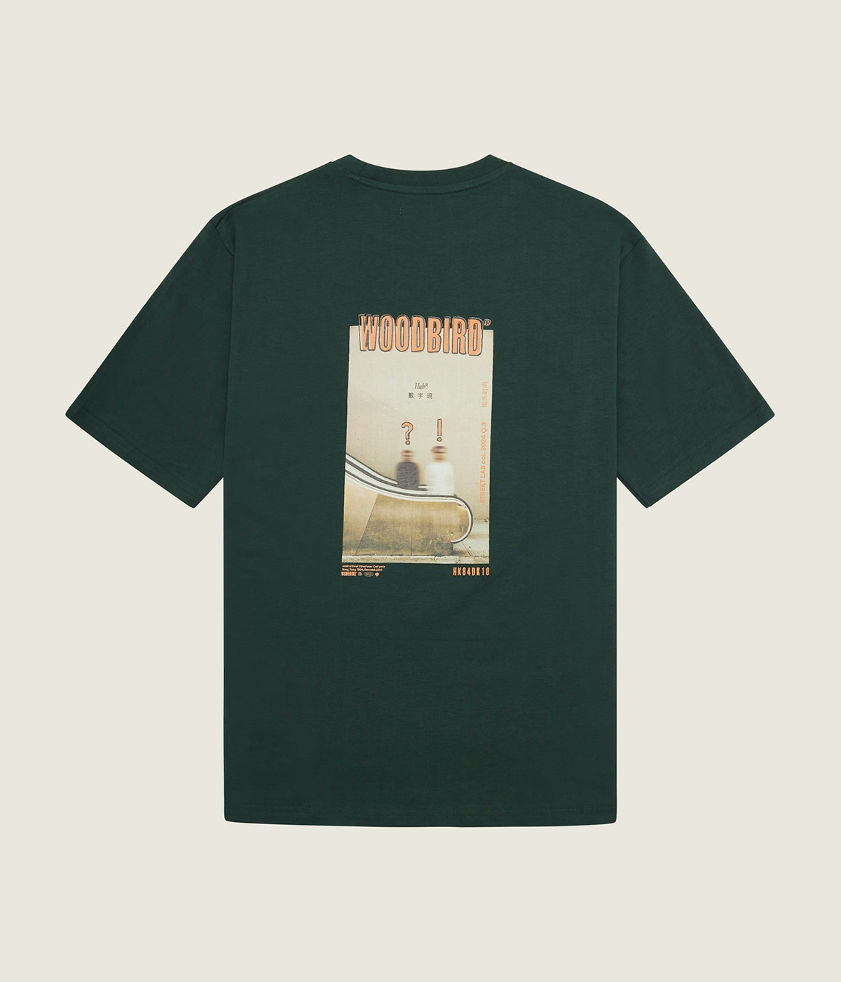 Woodbird T-shirts Baine Photo Green 1