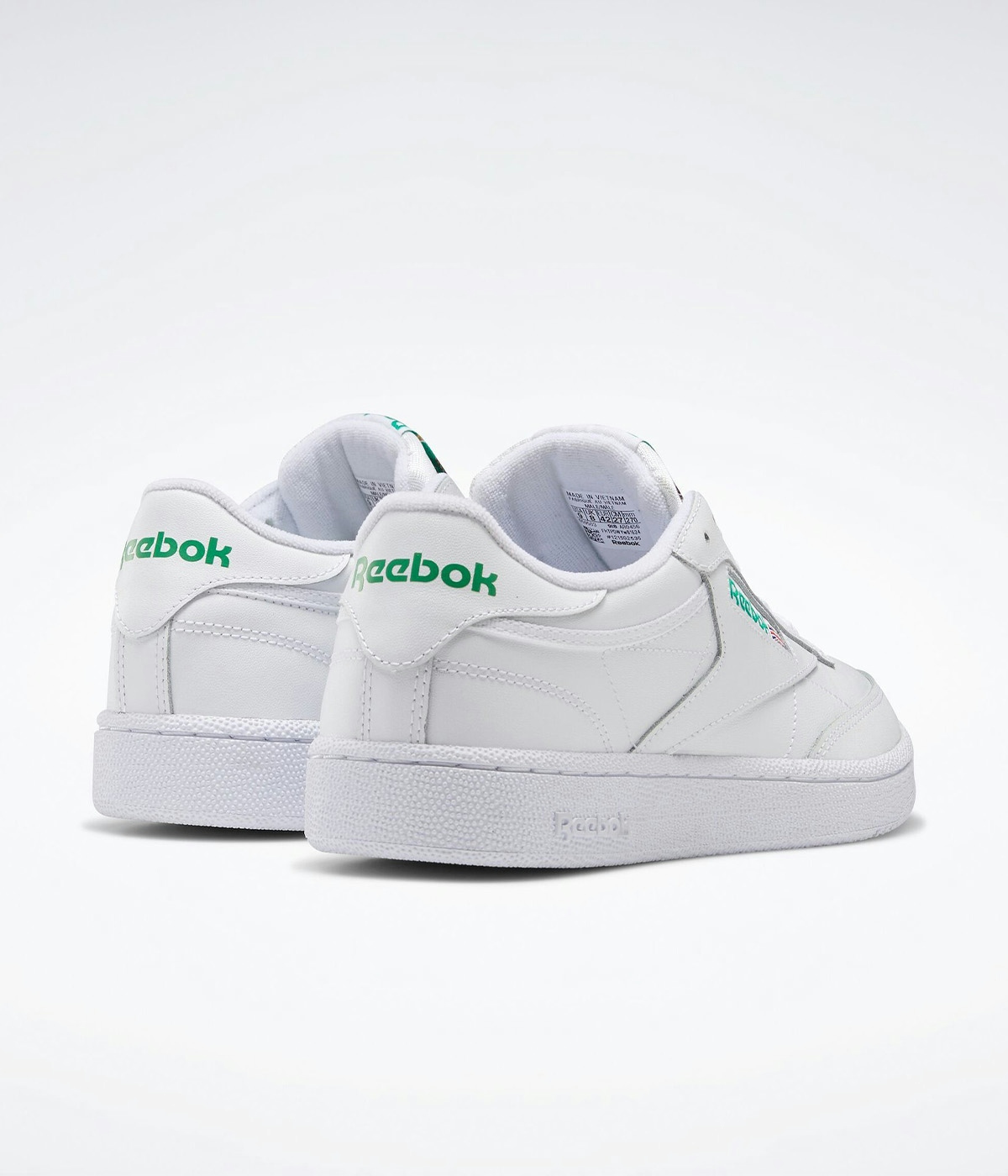 Reebok Skor CLUB C 85 White/White/Green 2