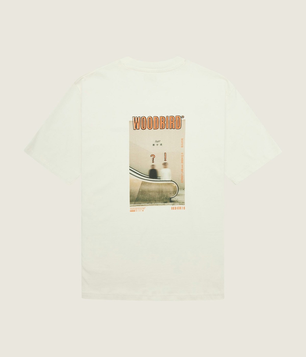 Woodbird T-shirts Baine Photo White