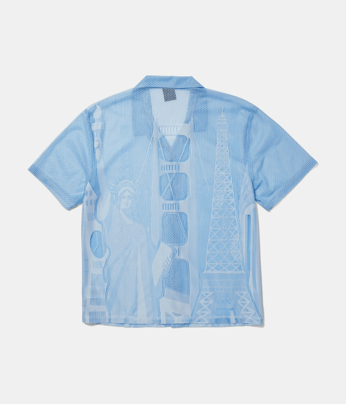 HUF Shirt World Tour S/S Lace Cloud Blue 3