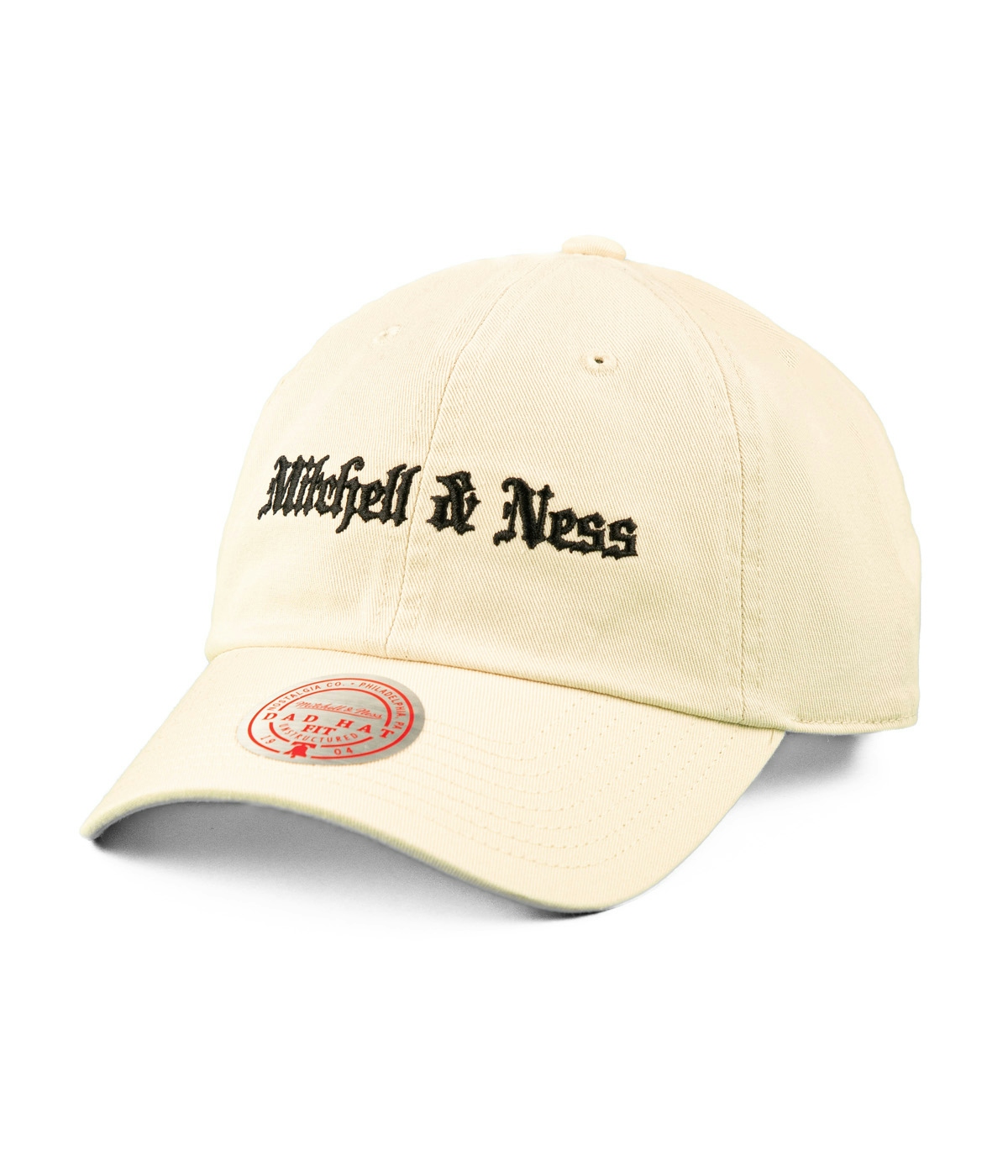 Mitchell & Ness Gothic Dad Hat Cap Sand 1