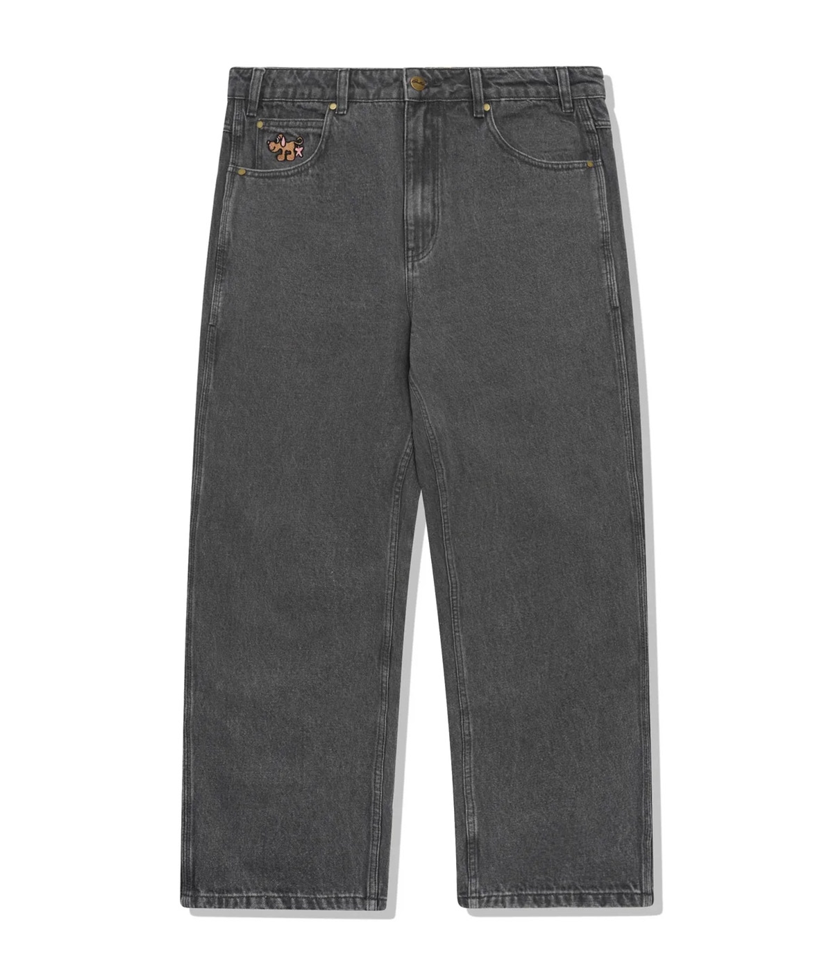 Butter Goods Jeans Pooch Relaxed Denim Washed Grey 1