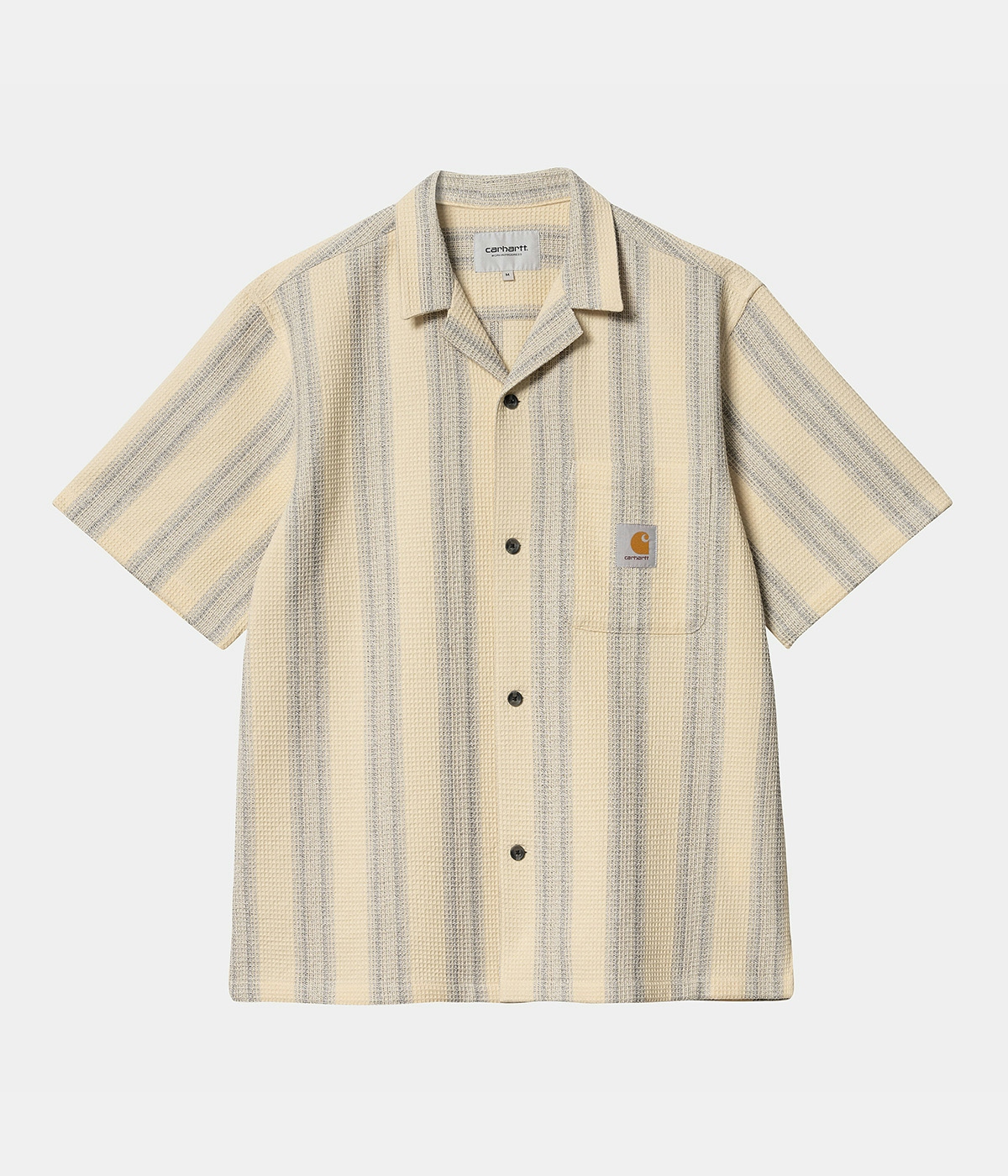 Carhartt Shirt S/S Dodson Dodson Stripe, Natural 1