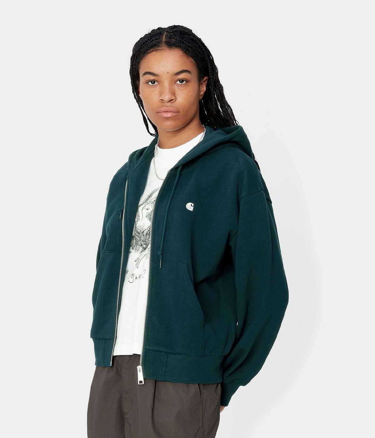 Zip Hoodie W' Hooded Casey Jacket