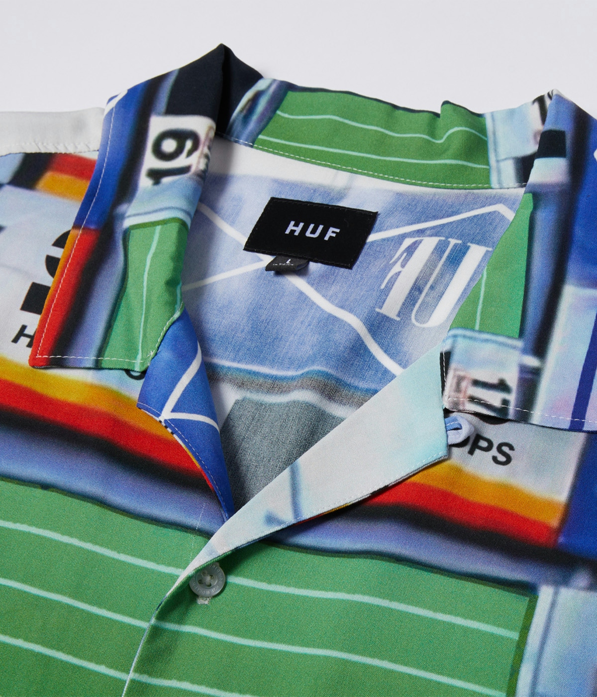 HUF Skjorte Trophy S/S Resort Multicolor 5