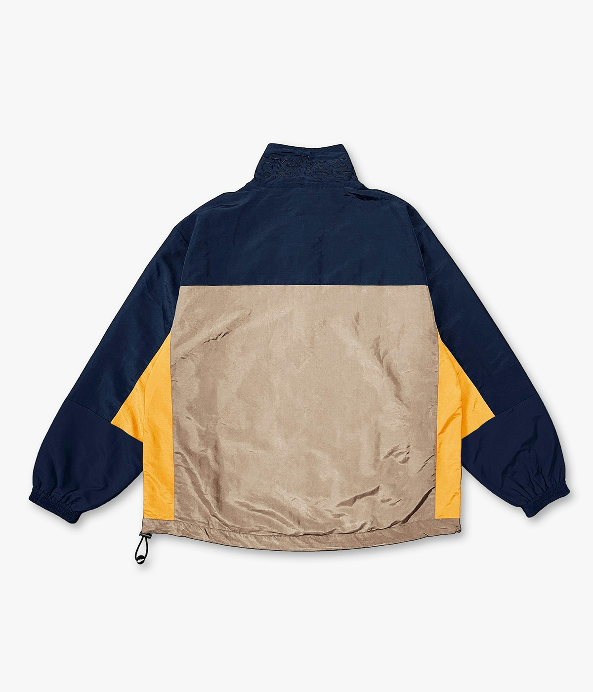 Pasteelo Jacket Sports Windbreaker Navy/Tan/Gold 2