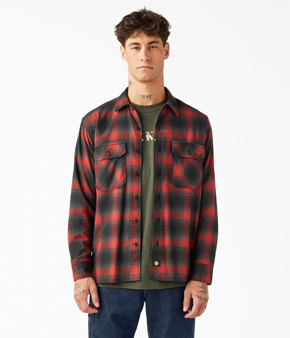 Shirt Flannel LS - Dickies X Spitfire