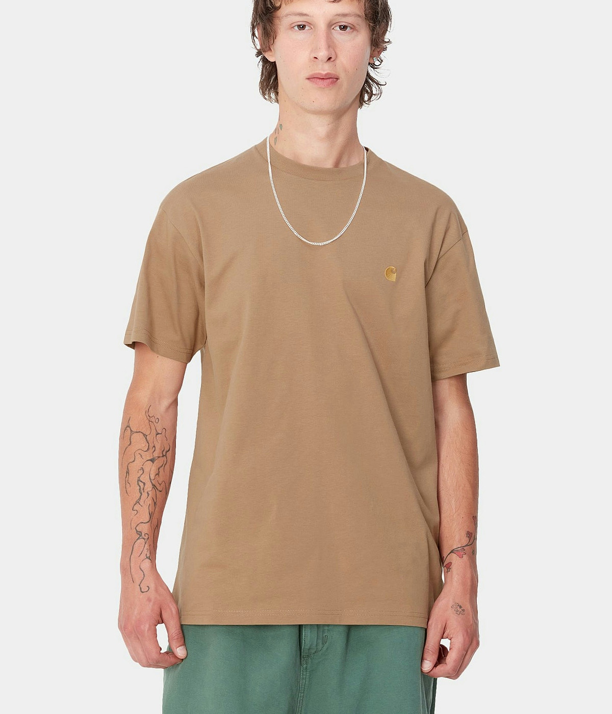 Carhartt T-shirt S/S Chase Peanut / Gold