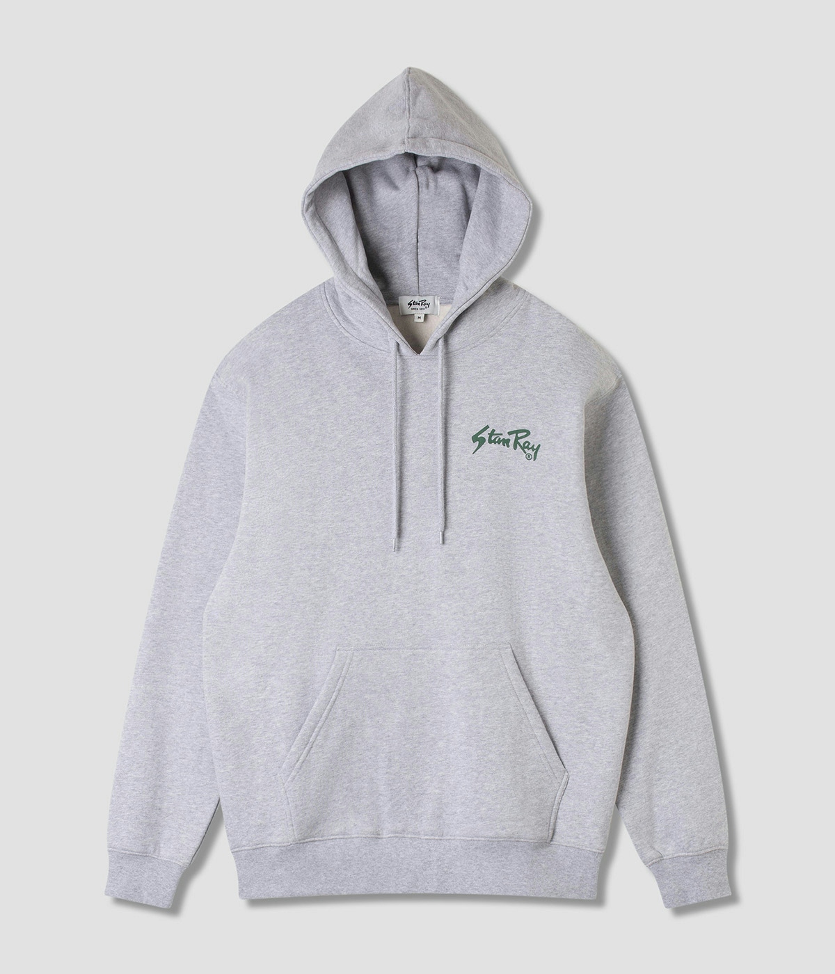 Stan Ray Hoodie Stan OG Grey Marl/Green 2