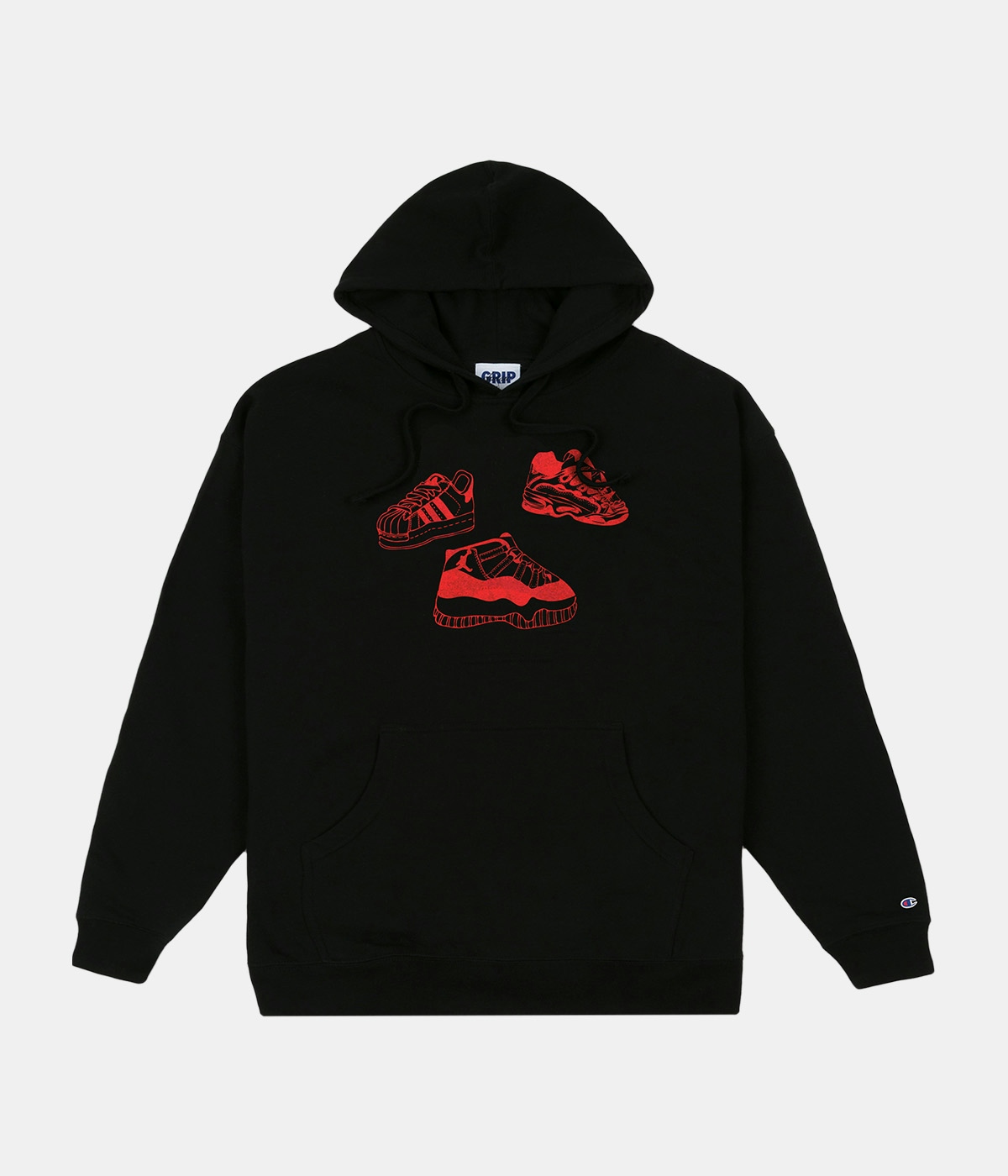 Classic Grip Hoodie Sneaker Black 1