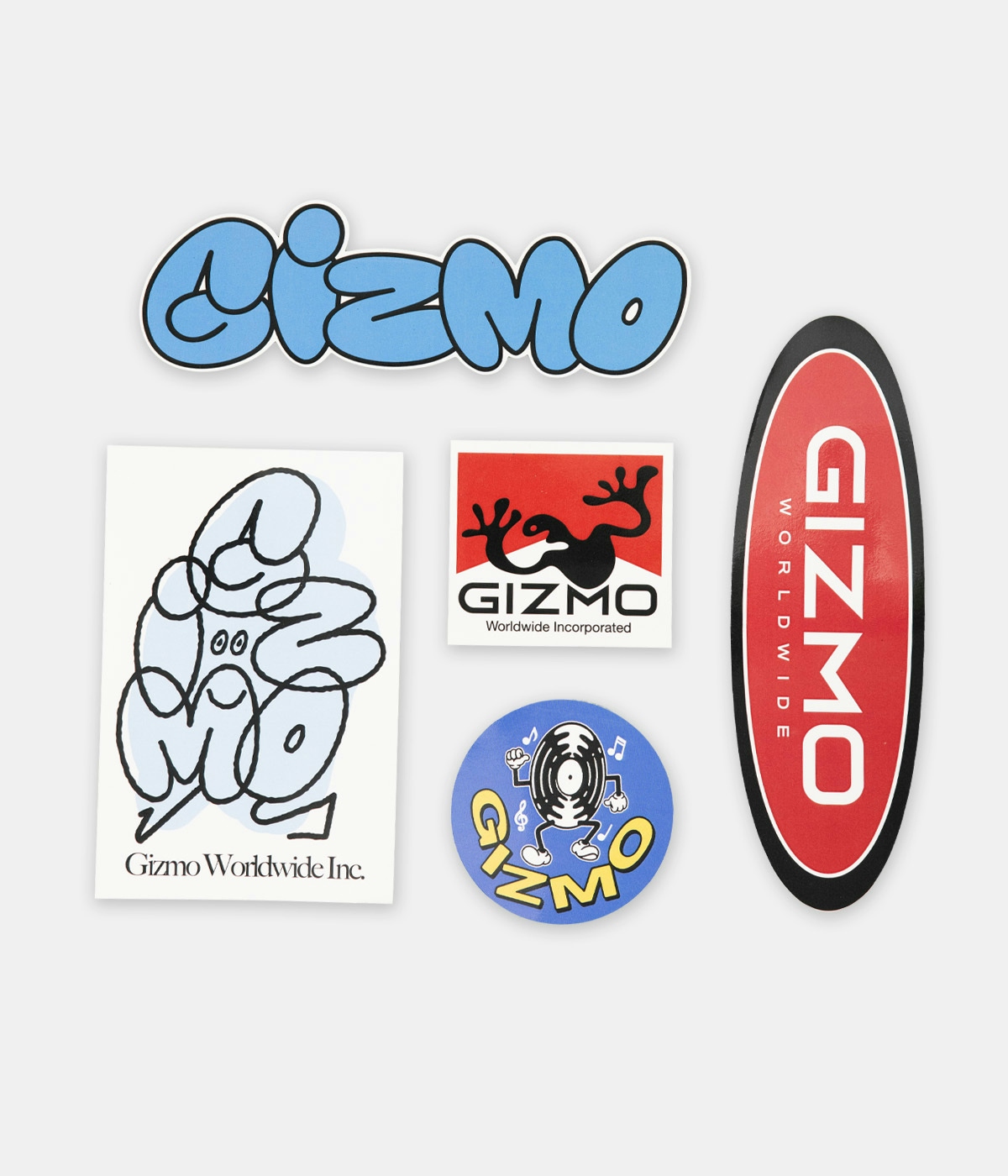 Gizmo Stickers 5-Pack Gizmo Multicolor