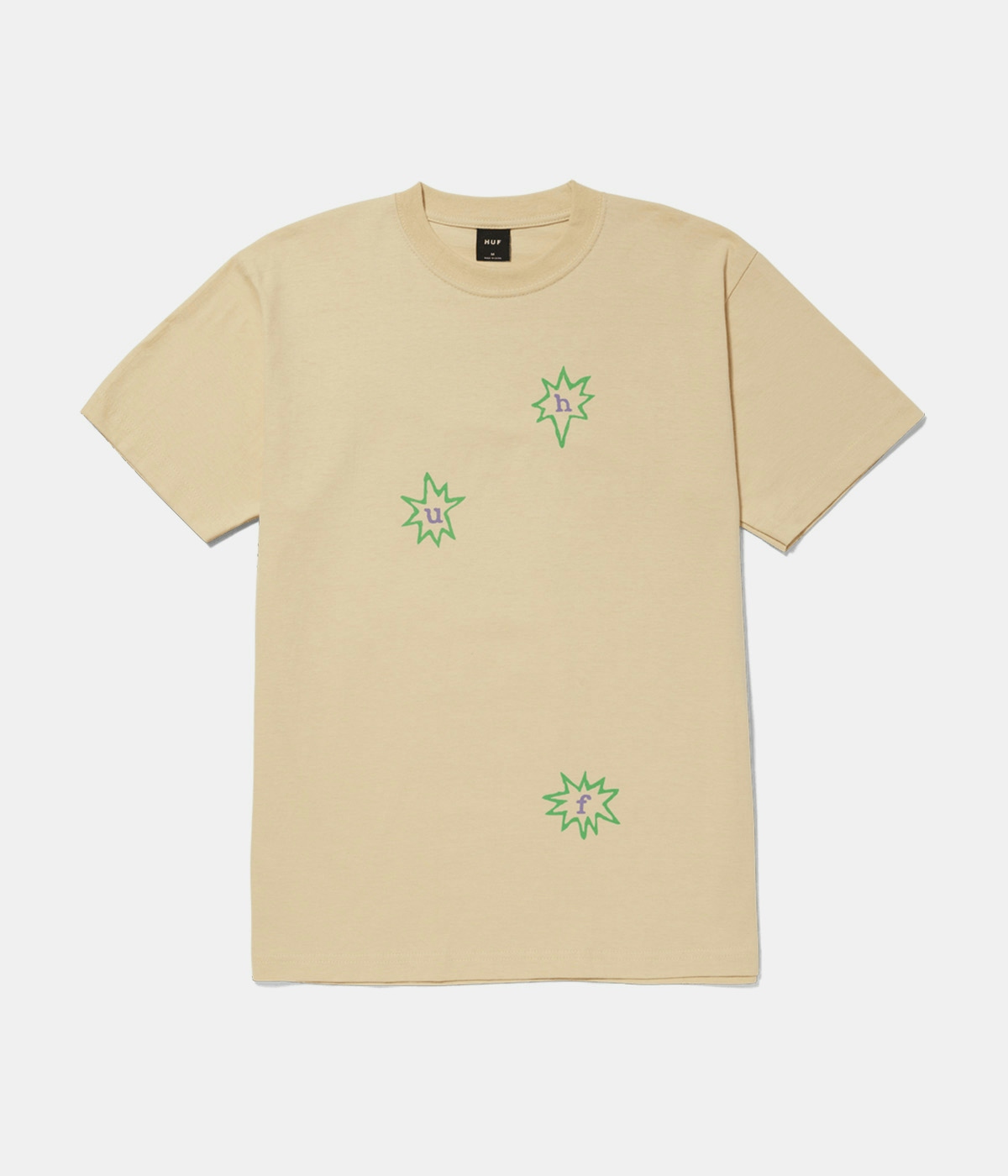 HUF T-shirt Enlightement Center S/S Wheat 2