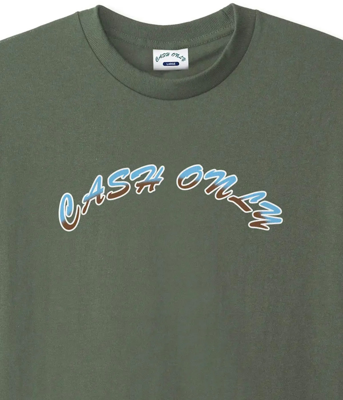 Cash Only T-shirt Logo Army 2