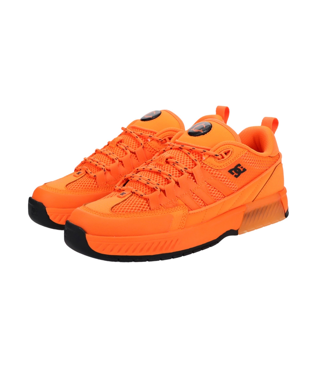 DC Shoes Shoes Lucien Leather Fluorescent Orange