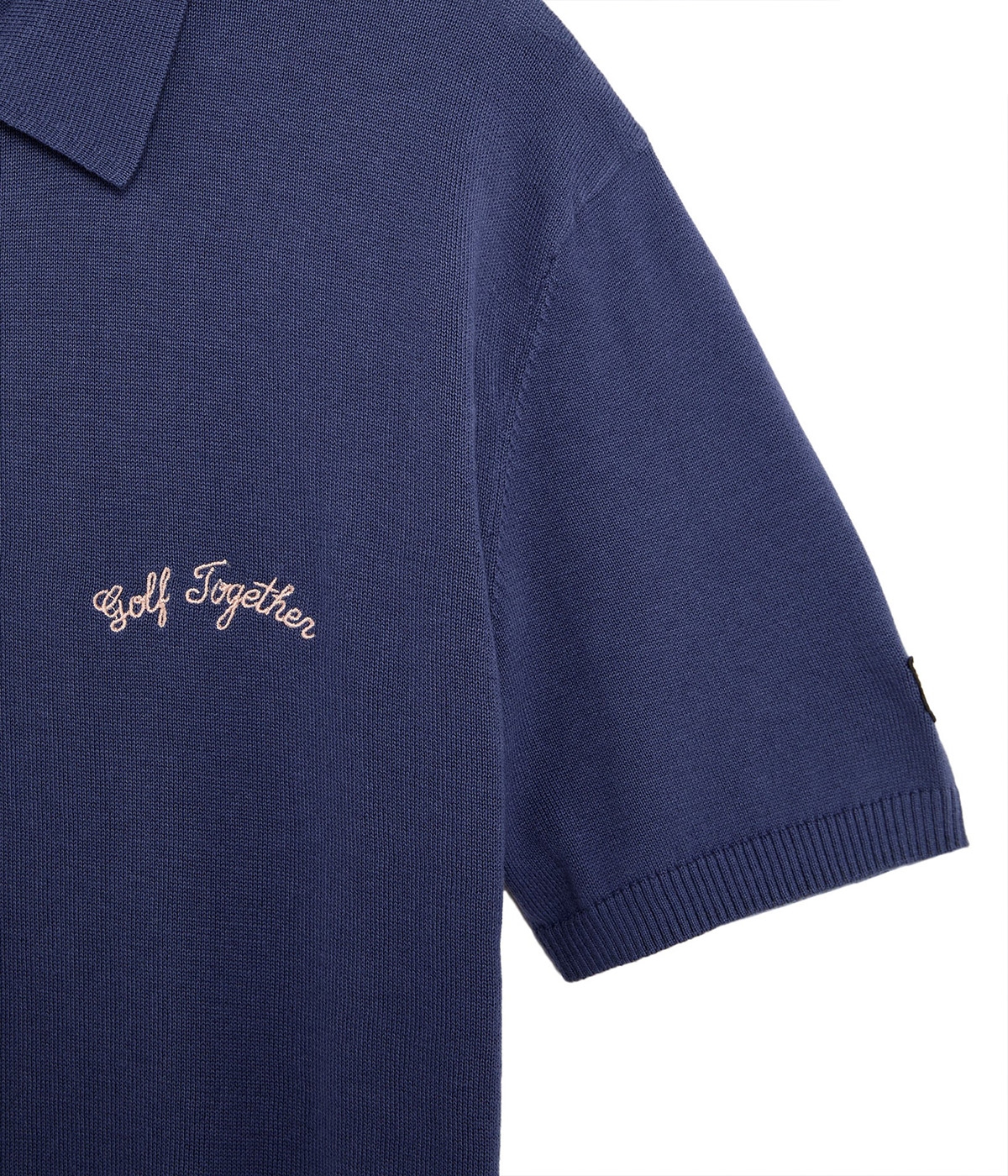 Birds Of Condor Zipped Polo Shirt Golf Together Crown Blue 4