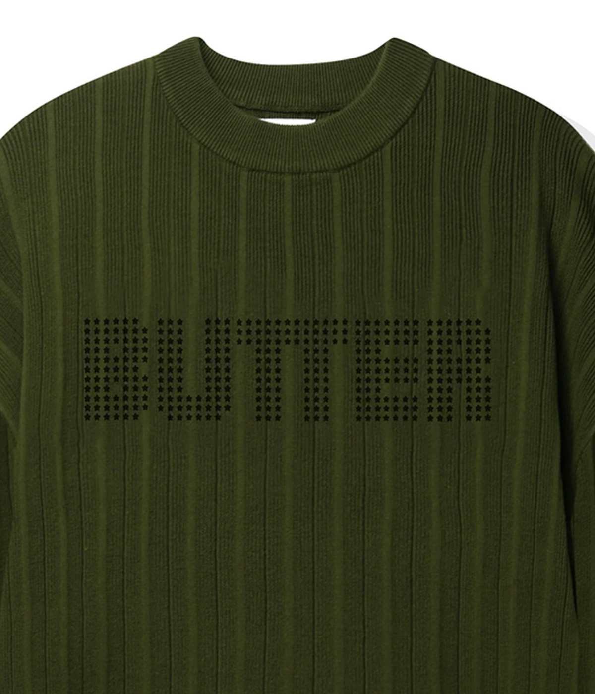 Butter Goods Sweater Ribbed Knitted Stars Foliage 2