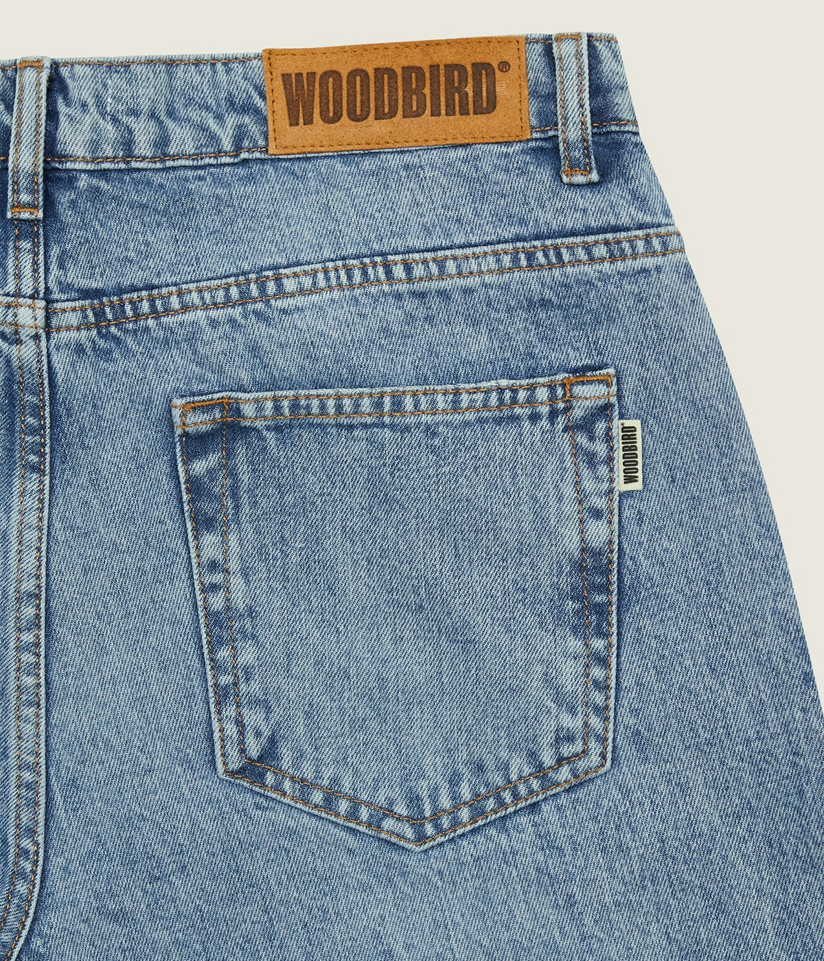 Woodbird Jeans Leroy Doone Washed Blue 3