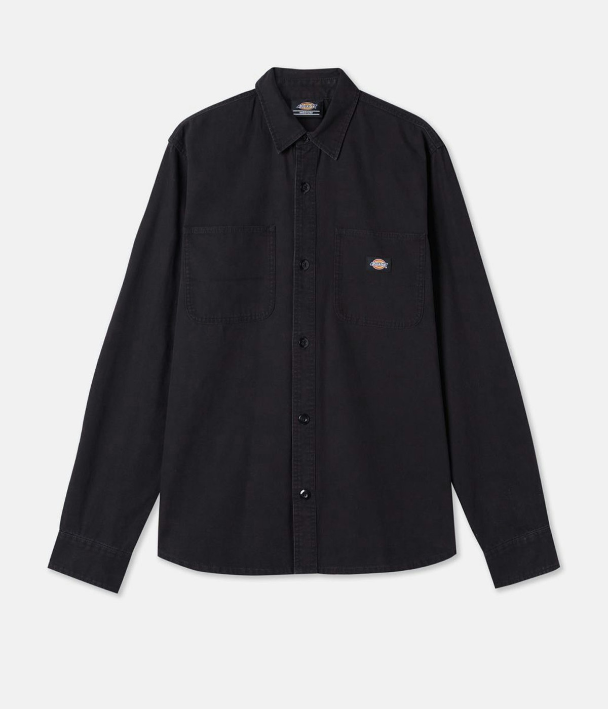 Dickies Shirt Duck Canvas LS Stone Washed Black 4