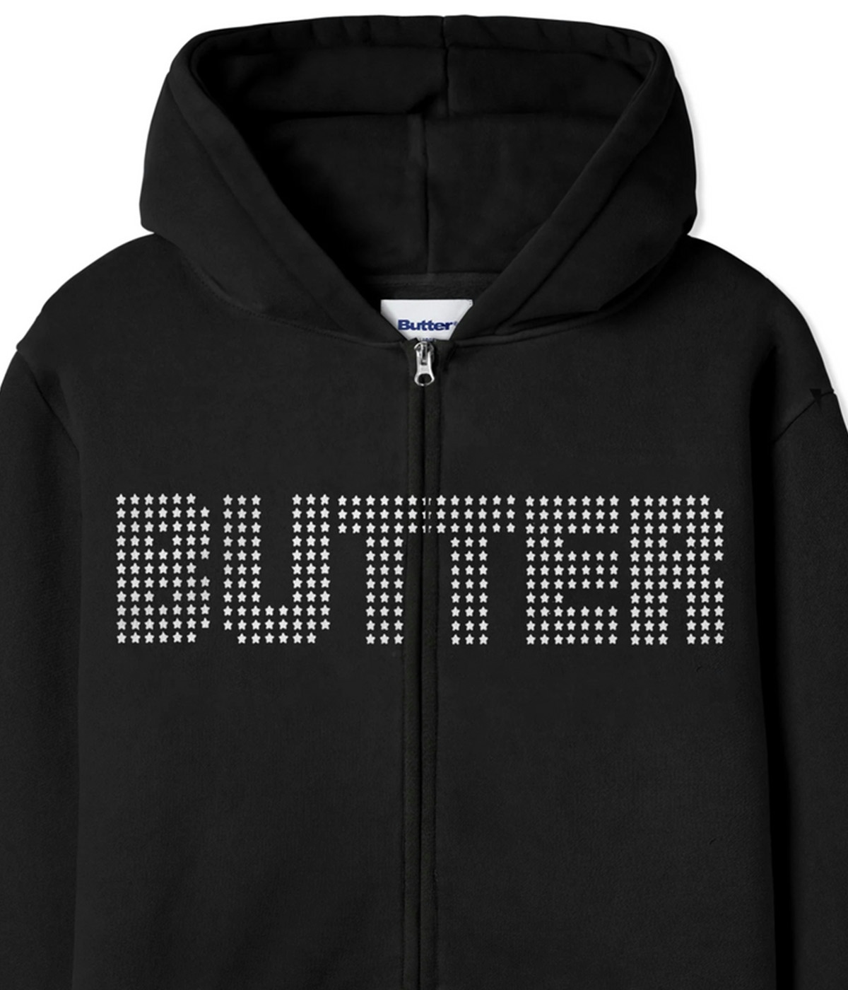 Butter Goods Zip Hoodie Stars Black 2