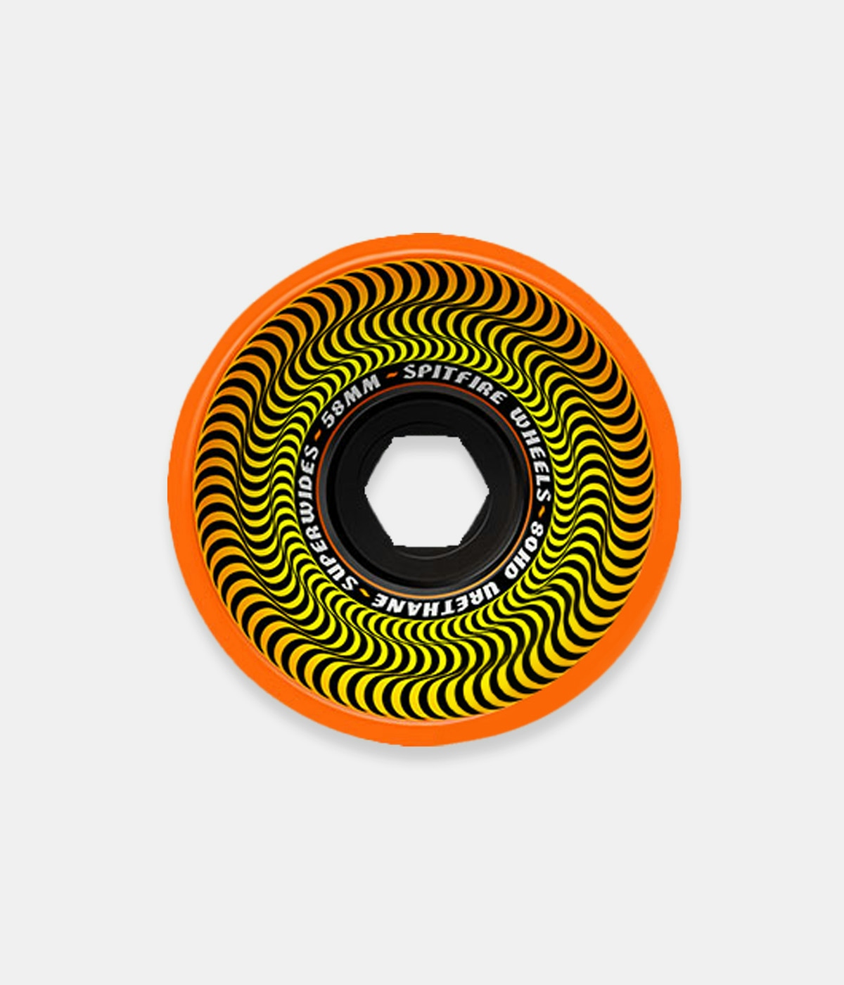 Spitfire Wheels Wheels 80hd Superwides 58 Orange 2