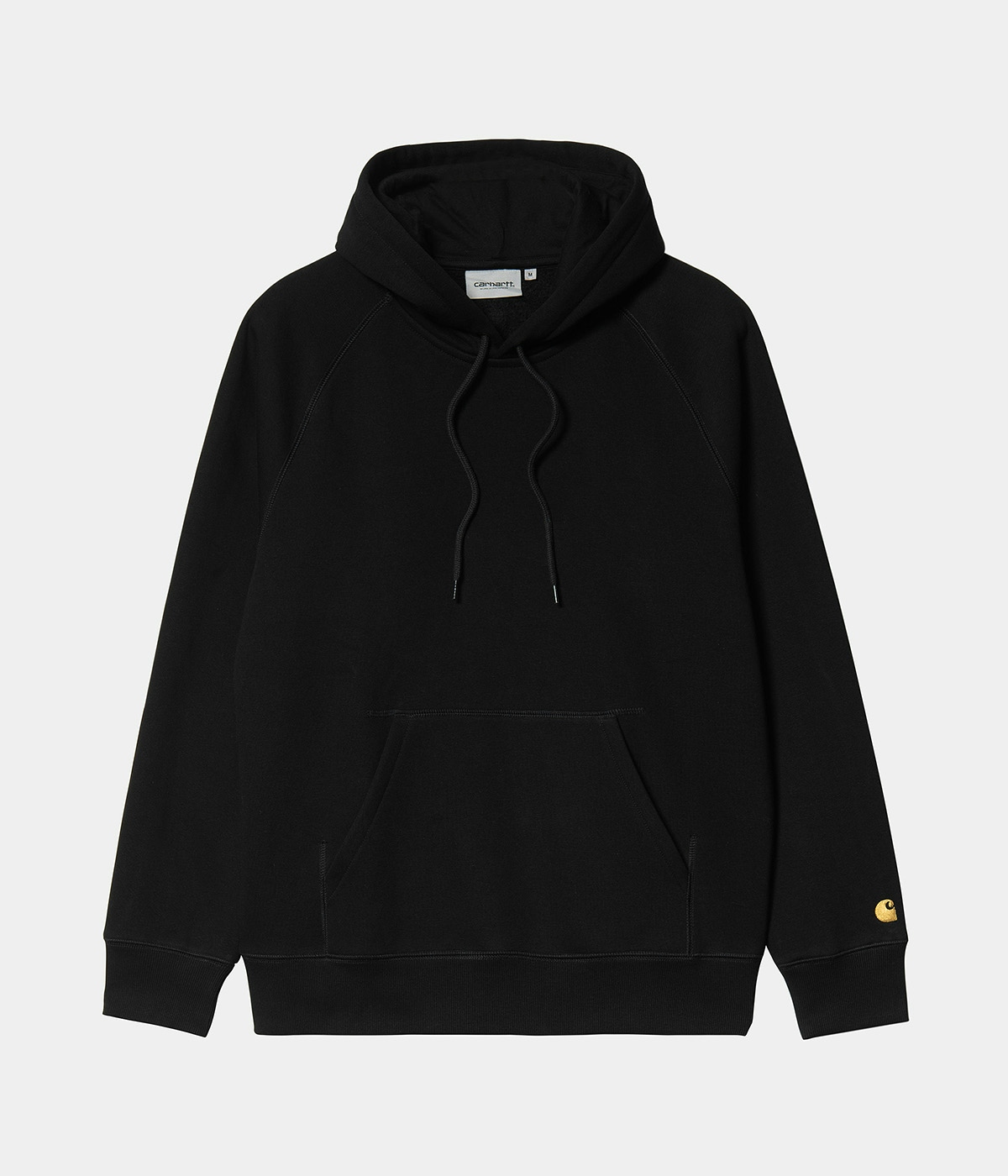 Carhartt Hooded Chase Sweatshirt Black / Gold 4