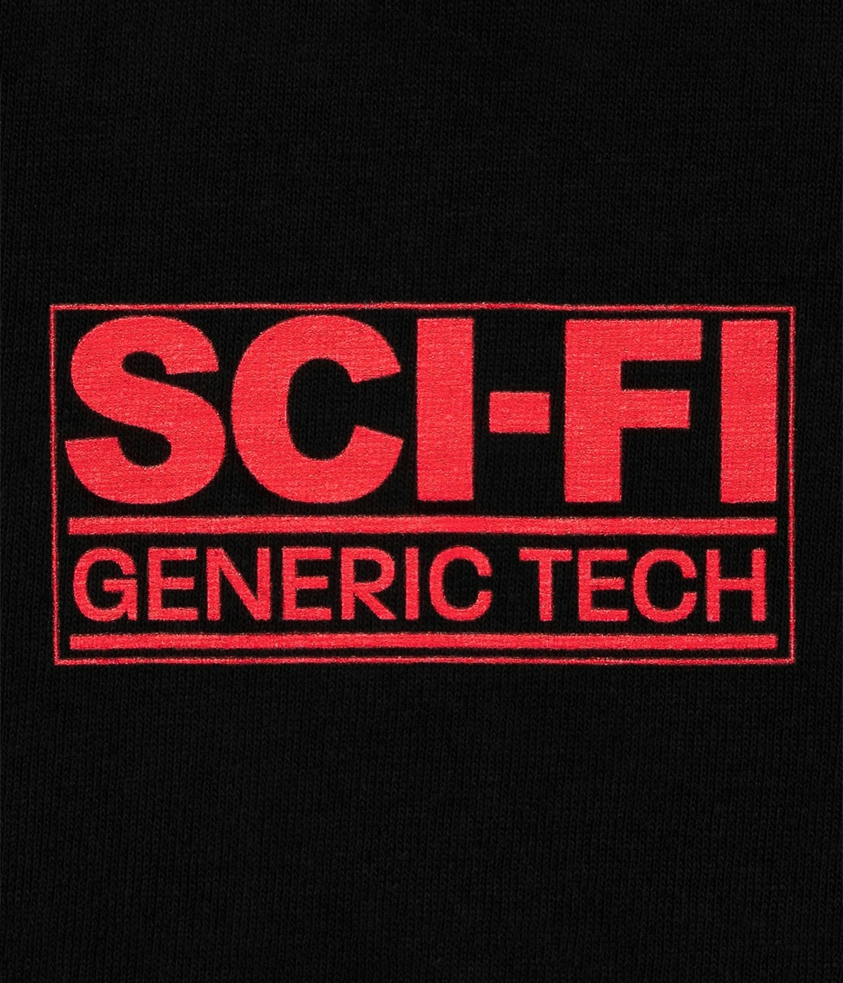 Sci-Fi Fantasy T-skjorte Generich Tech Black 2